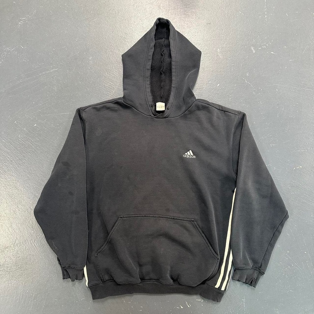 Adidas Men's Navy and Black Hoodie